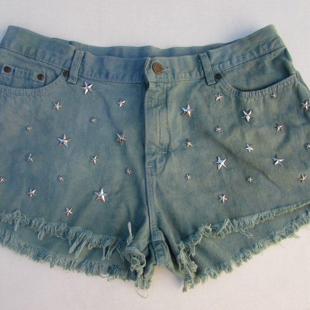 Woman's custom jean shorts